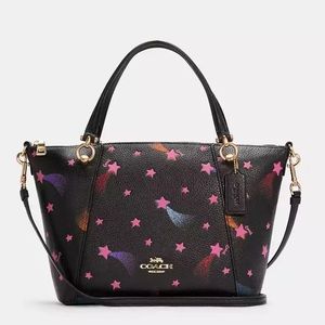 Coach Kacey Satchel With Disco Star Print